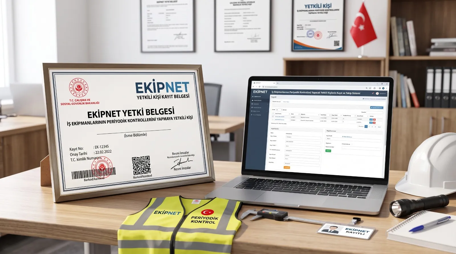 EKİPNET yetki belgesi